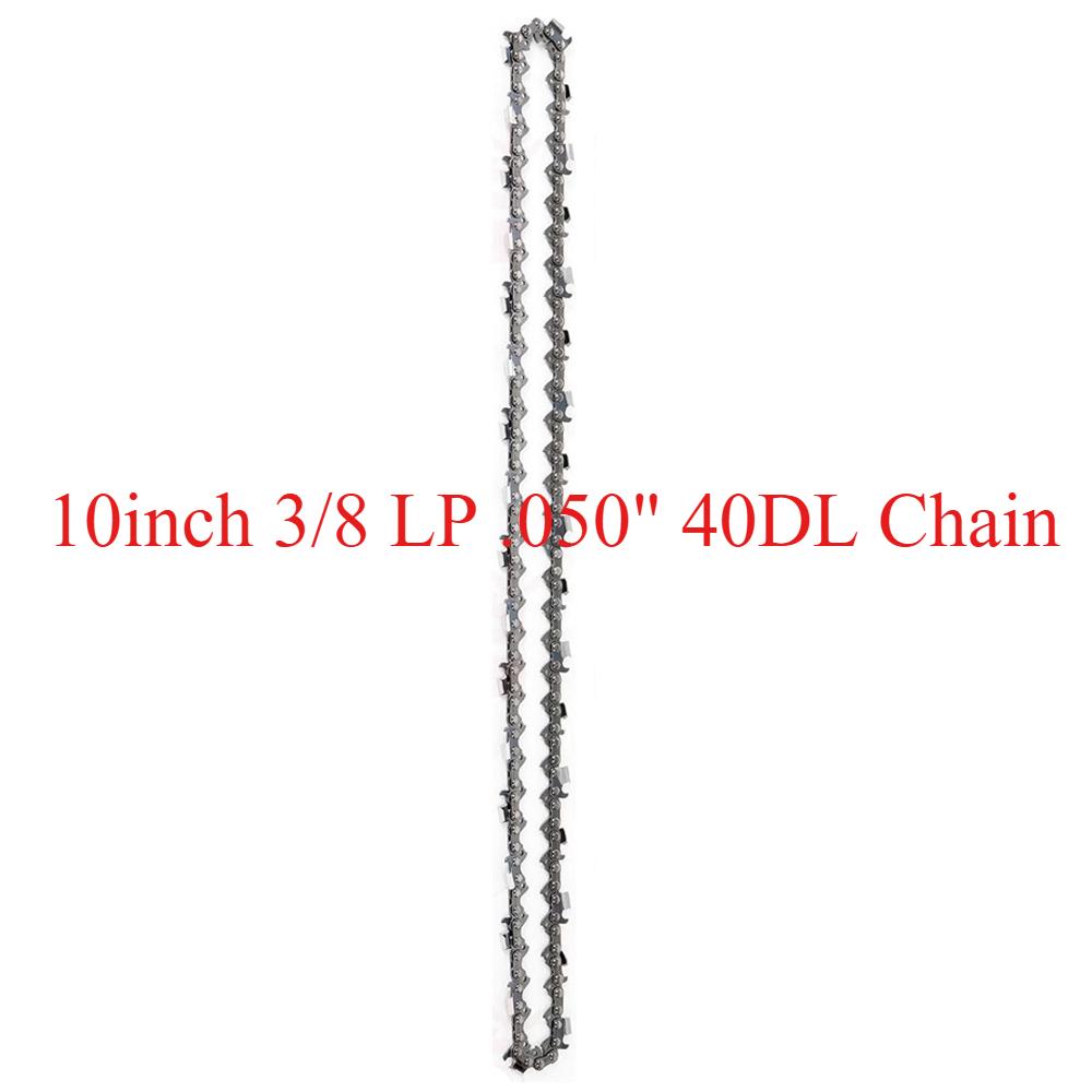 10/12/14/16 Inch Chainsaw Chains Guide Bar 3/8 LP Pitch .050" Gauge 40/44/45/50/52/53/56/57/59 Drive Links Garden Tool Parts