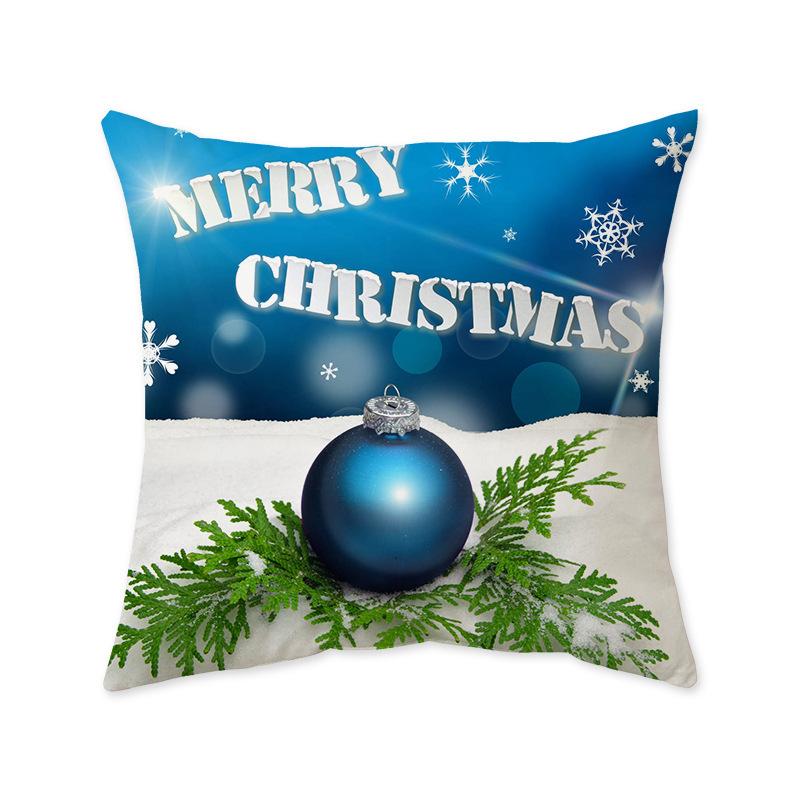 Christmas Series Decorative Cushion Pillow Ins Style Fashionable Sofa Living Room Bedside Cushion Pillow Cover