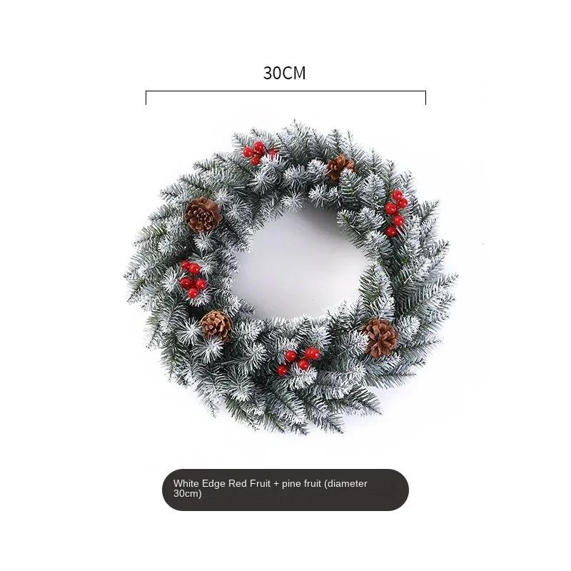 Weihnachtskranz Rebe Feiertagsdekorationen für Zuhause Tür Wand Tisch Mittelstück Festliche Weihnachtsfeier Saisonale Ornamente