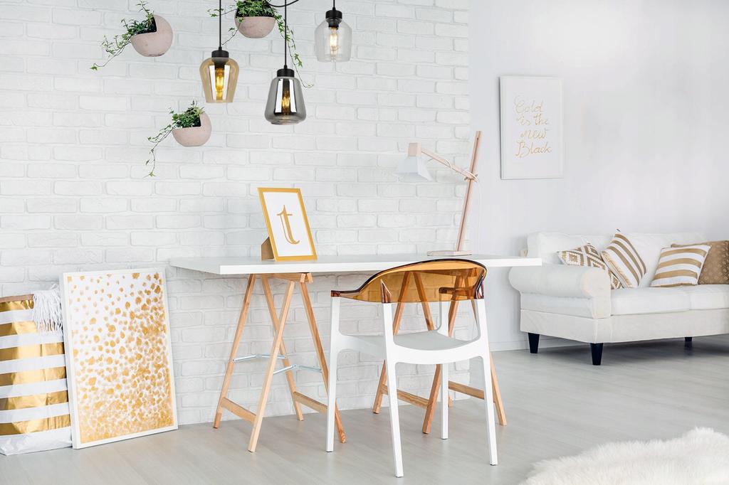 MODERN ELEGANT HANGING LAMP GLASS SHADE