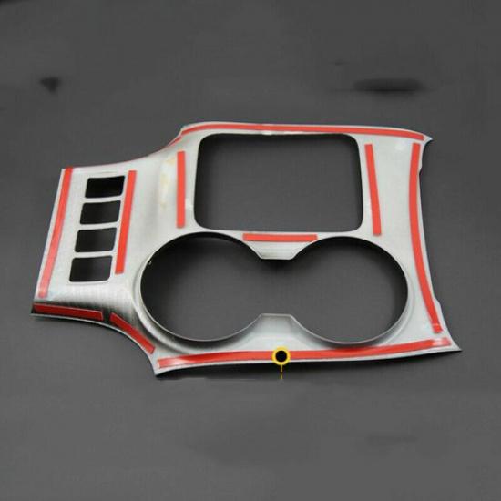 Carbon Fiber ABS Gear Shift Box Panel Cover Trim For Toyota Highlander 2015-2019