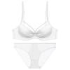 Summer sexy ultra-thin underwear women's French pure desire large breasts small large size underwear collection breast anti-sagging bra cover