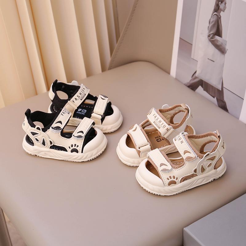 Kids Sandals Non-Slip Lightweight Comfortable Walking Shoes for Baby Boys Girls Beach Shoes Toes Capped Soft 2025 Summer New