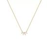 Collier feuille en argent sterling S925: Collier Choker Minimaliste, Mode Rétro pour Femmes