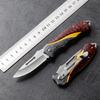 Stainless Steel Fruit Knife Folding Pocket Knife Multifunctional Portable Barbecue Knives Kitchen Cooking Meat Cleaver Cutting