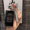 Car Key Case For Renault Megane E-Tech Etech E-Tech Keychain Remote Cover Shell Housing Ring Holder Fob Accessories
