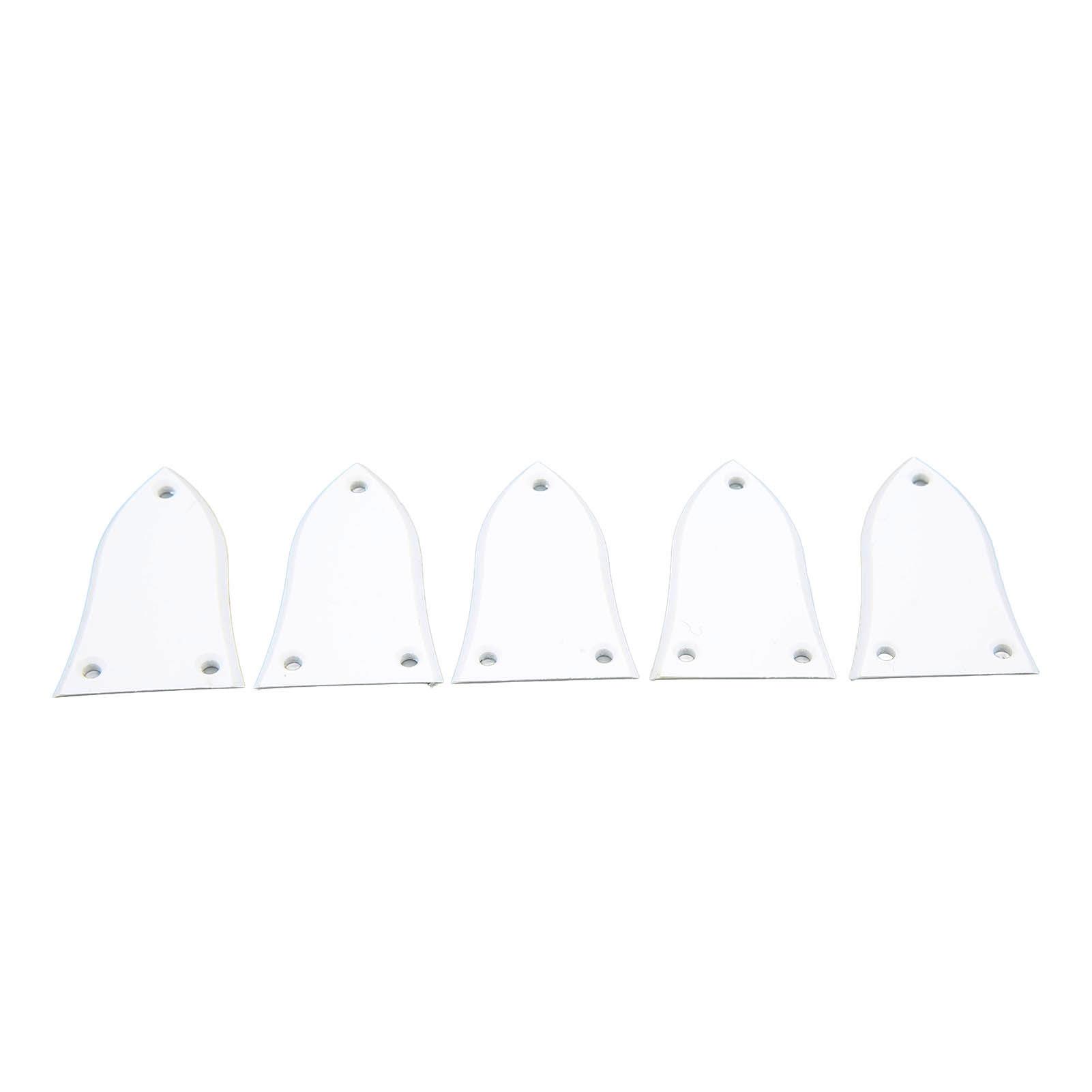 

5Pcs Truss Rod Cover 3 Holes Plastic Instrument Accessory for Bass Electric Guitar