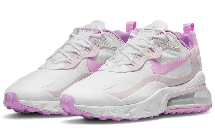Nike Air Max 270 React 'White Fuchsia Glow Platinum Violet' Women's CZ1609-100