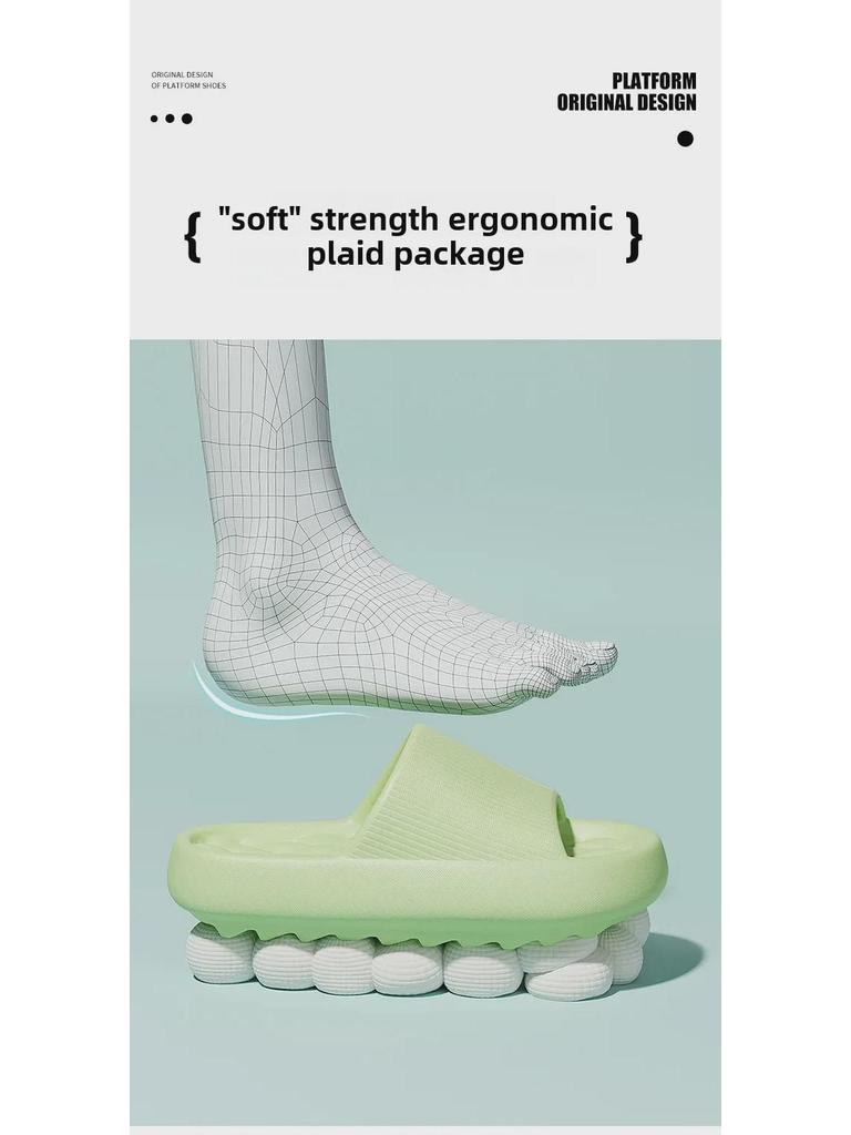 Men's Thick-Soled Non-Slip EVA Sandals: Indoor/Outdoor Summer Slippers