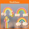 Soft Clay Rainbow Cloud And Star Rainbow Candy-colored Jewelry