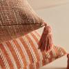 Linen Tassels Cushion Cover Orange Pillowcase For Living room Bed Chair Sofa Decorative Pillow Covers Home Decor 45X45 30X50 1PC