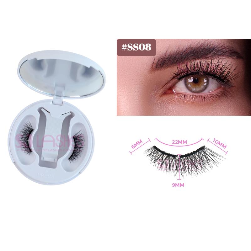 3-in-1 Upgrade Weiche Magnetische Wimpern Mit Magnetischer Wimpernzange
