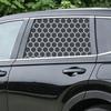Matte Black Car Stickers 75x50cm Vinyl Sticker Side Window Sun Shade Sticker  Window DIY Decor