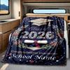 2026 Future Belongs You Graduation Celebration Blanket Personalized Name Soft Comfortable Stylish Blanket Car Blanket Perfect For Travel Camping