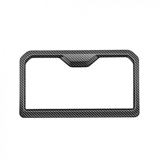 FOR Toyota Tacoma 2024 2025 Carbon Fiber Water Cup Holder Trim Frame 1pcs