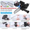 Portable Handheld Mini Electric Chainsaw Conversion Head Turn Your Regular Drill Into a Powerful Cutting Tool