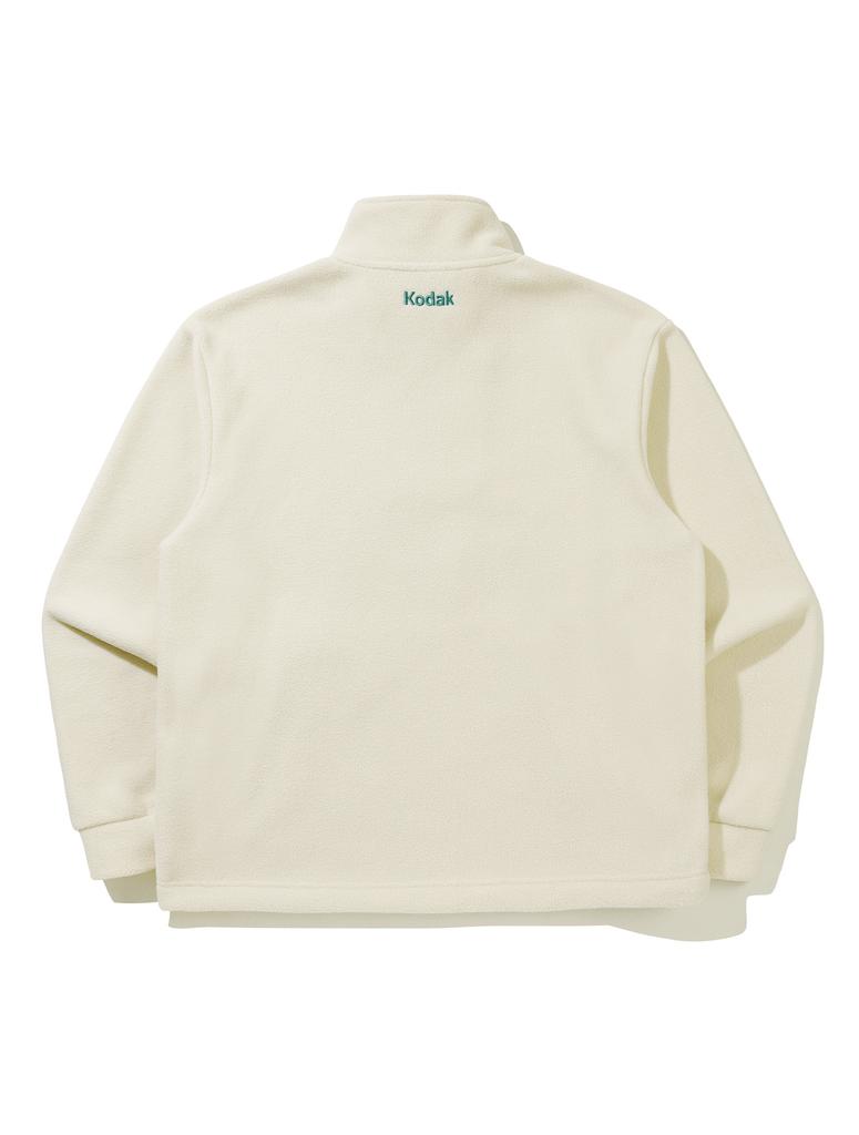 KODAK Colorama Microfleece Half-Zip Sweatshirt Ivory