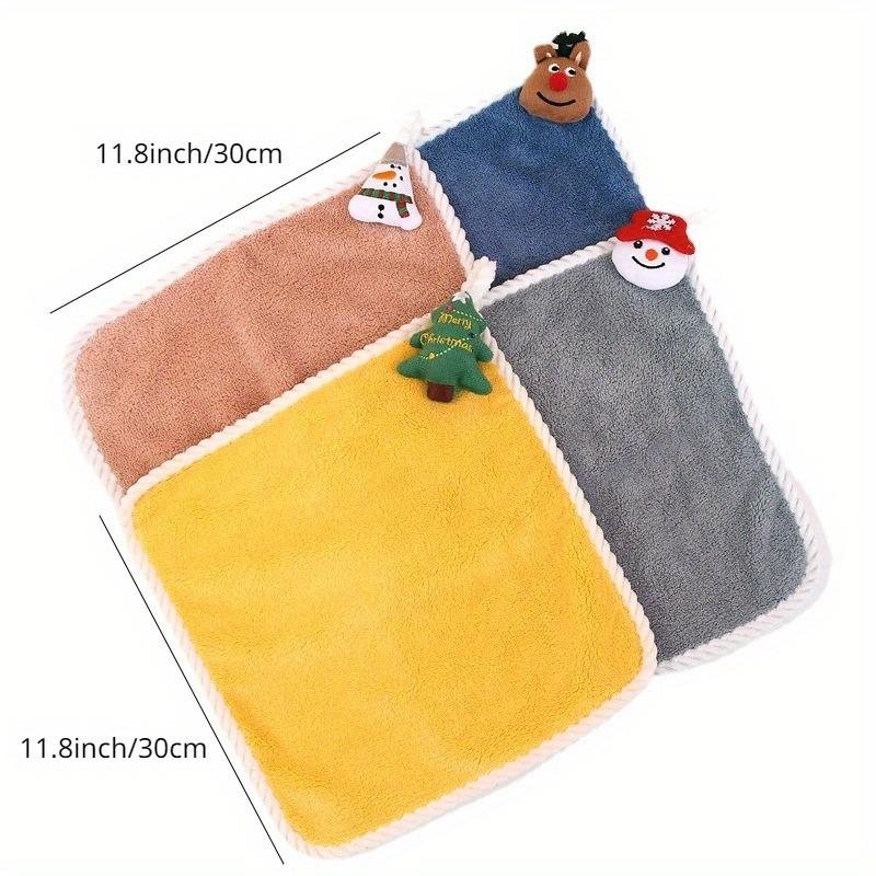 1pc Cute Hand Towels for Kids Baby Microfiber Fingertip Towels Super Absorbent Hand Towels for Infant, Suitable for Bathroom