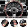 Housse de volant de voiture élastique antidérapante universelle - Design style national respirant Accessoire automobile
