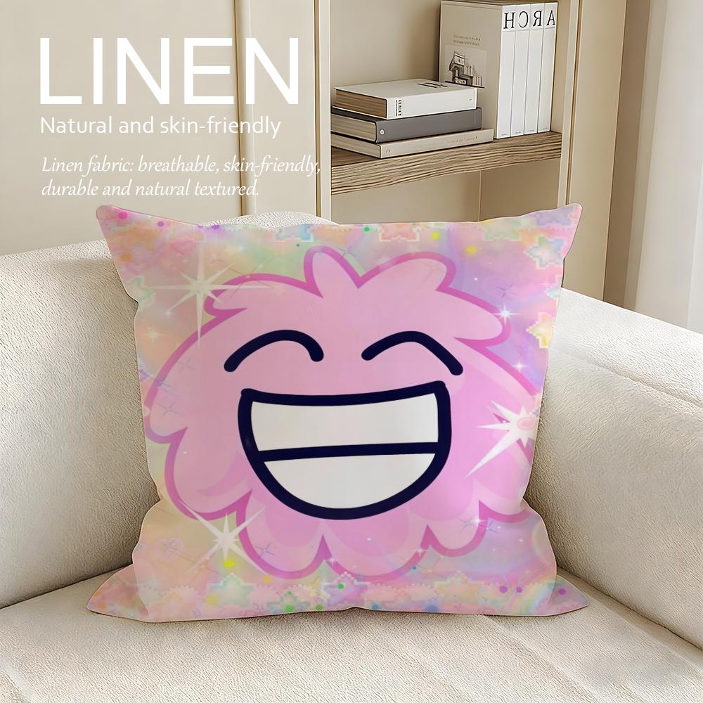 Cute  Lumi Puff Cushion Cover Pillowcase Set Pcs x x Breathable Washable Sofa Cushion Cover