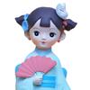 Pryskyřičná soška Asijská figurka Kabuki Japonské kimono Gejša panenka Miniaturní socha pro vitrínu Domácí vitrína Dárky na párty