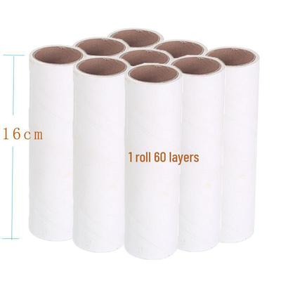 Große Klebrige Staubrollerbürste Nachfüllung - 16cm, 60 Abreißbare Schichten zur Staub- und Haarentfernung