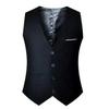 Men's Large Korean Style Slim Fit Iron-Free Suit Vest