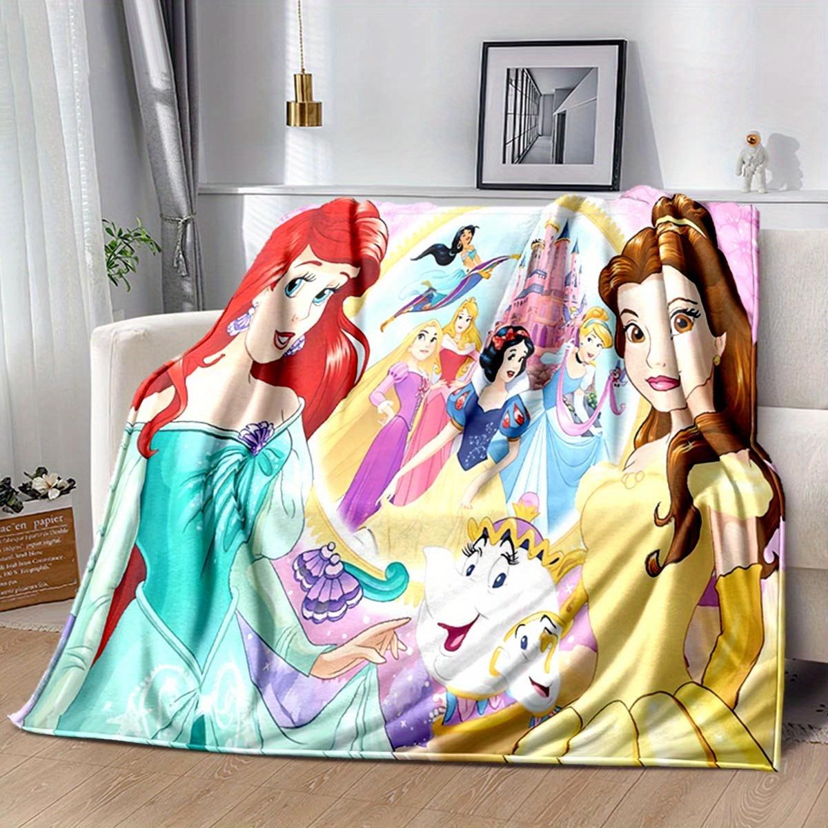

1pc Beautiful Princess Printing Blanket for All Season, Cartoon Blanket, Office Blanket, Lunch Rest Blanket, Camping Talk, Car Blanket 130cmx150cm