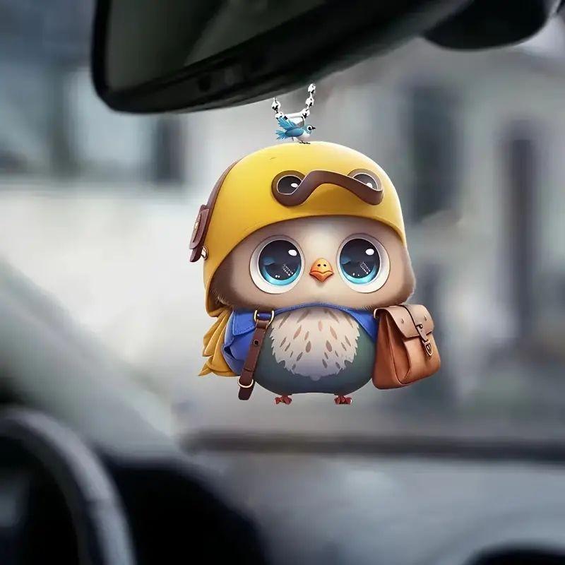 Chick Playful Acrylic Auto Pendant For Brightening Up Your Car Interior With Style