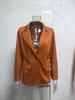 Spring/Summer 2025 European & American Fashion Women's Lapel Slim Cardigan Suit Set