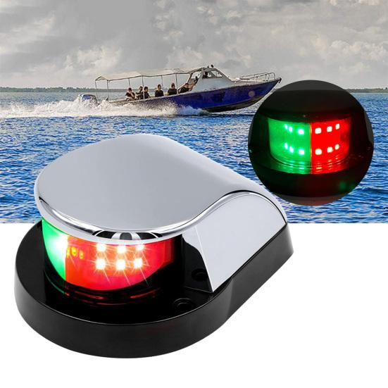 LED-Navigationslicht für Boote, wasserdicht, superhell, Yachtlicht, hohe Sichtbarkeit, 12 V, Marineschiff, Powerboot-Licht, rot, grün, Signallampe