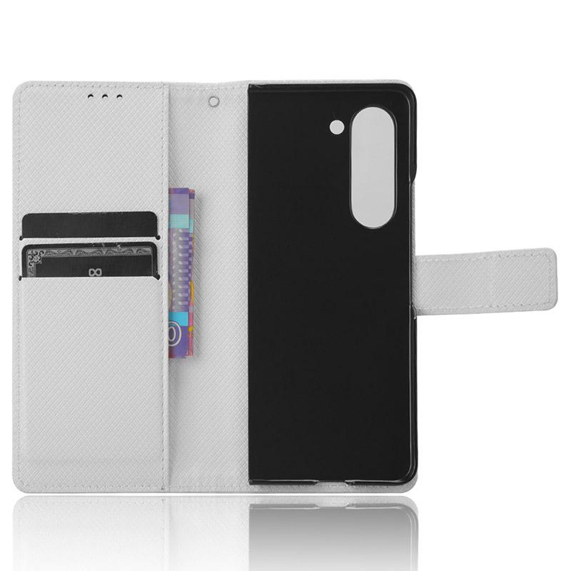 For Samsung Galaxy Z Fold6 5G Case PU Leather+PC Phone Cover with Wallet