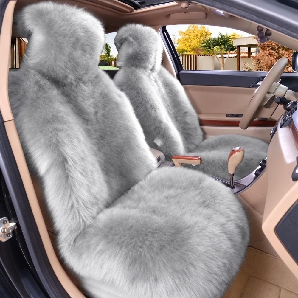Soft Faux Fur Car Seat Cover Thickened Seat Protective Cushion Car Seat Cushion Car Front Seat