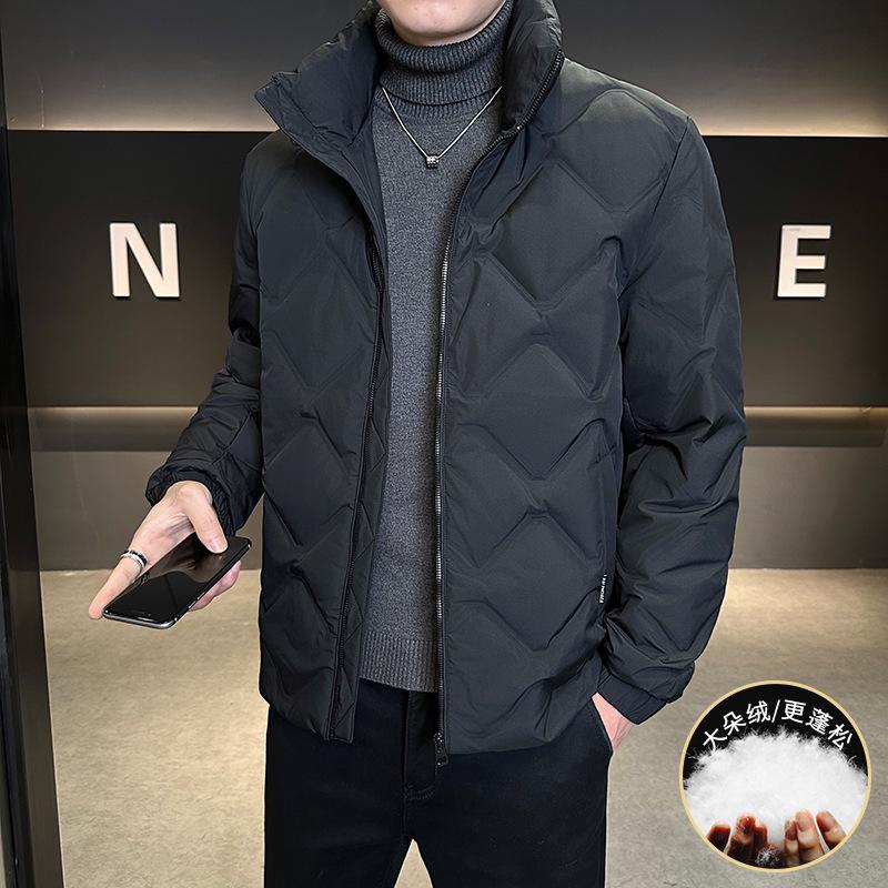 GX7782 Herrjacka med ståkrage och dun - Snygg och varm vinterjacka