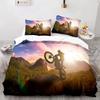 2024 Extreme Sport Off-Road Motorcycle Duvet Cover Set for Boys Bedroom Single Double Queen King Size Quilt Cover Pillowcase