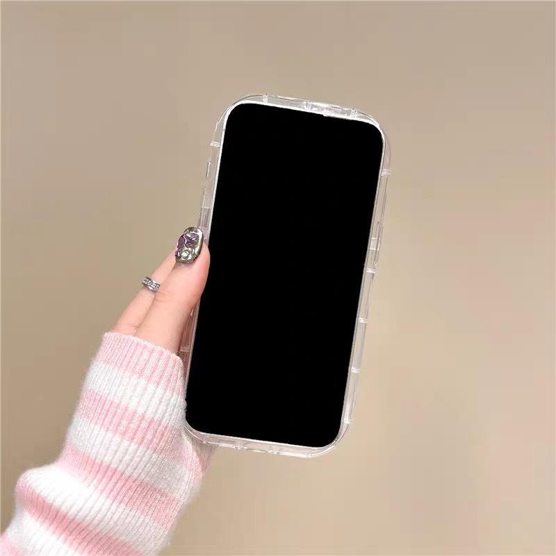 Rhinestone Electroplated Bear Phone Case for IPhone17 Promax Cream Style Ins for Apple 16 All-inclusive Anti-fall