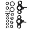 1 Pair Aluminum Alloy RC Front Steering Cup with Enlarged Bearings for Arrma Karton 1 8 RC Car