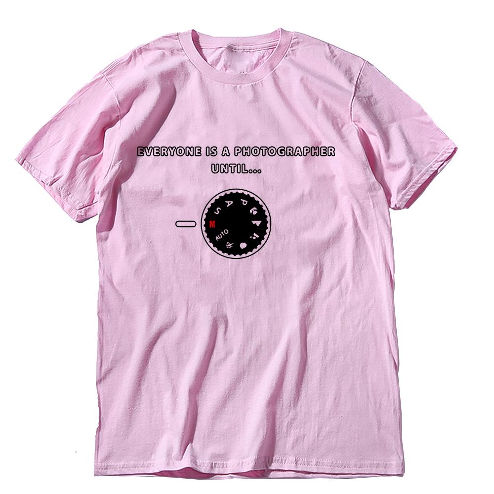 Coolmind YL001 Highgrade Quality 100 Cotton Unisex Tshirt Big size AllCotton PHOTOGRAPHER printed Unisex tshirt cool tee S