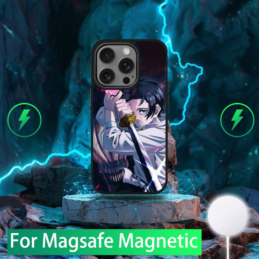 

Yuta Okkotsu Jujutsu Kaisen Phone Case For iPhone 16,15,14,13,12,11,Pro,Max,Plus,Mini,SE New Magsafe Magnetic Wireless Charging iPhone16promax