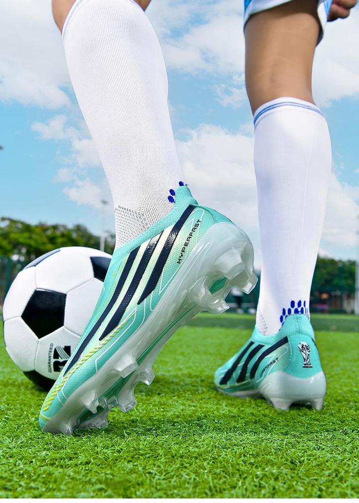 Cross2026 Unisex Low-Top Football Shoes - Turf & Training, Long & Small Studs, for Sports Competitions