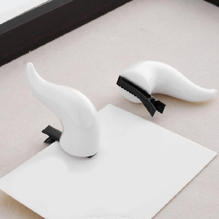 Devil Horn Hair Clip Halloween Party Dressingup Side Clip Costume Props Headwear