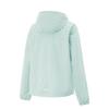Li-Ning Leaf Ruffle Comfortable Casual Simple Hooded Zipper Jacket Women Jackets Mist-Gray-Green AFDV448-3