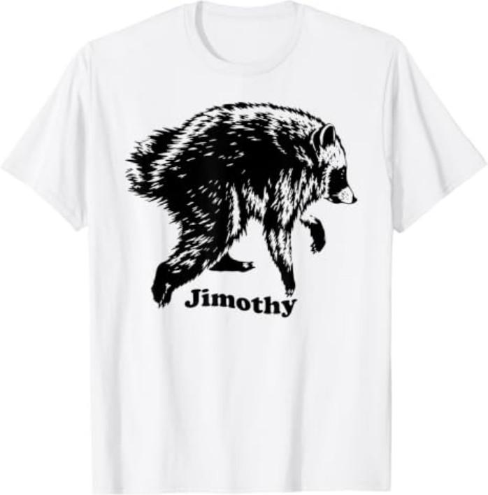 Jimothy Viral Raccoon Shirt Funny Trash Panda Wildlife T-Shirt