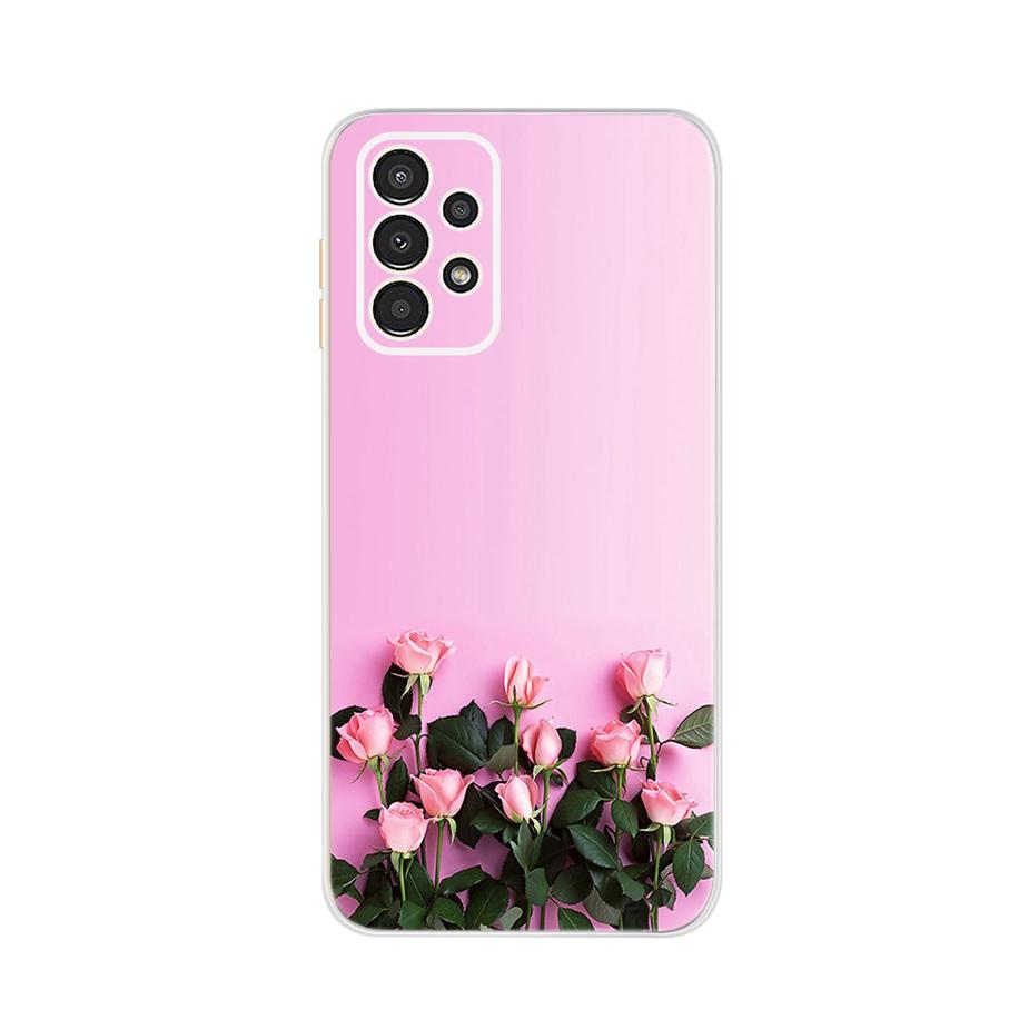 For Samsung Galaxy A13 4G Case Cute Cat Buttefly Soft Silicone Slim Fundas Phone Back Case For Samsung A13 A 13 GalaxyA13 Bumper