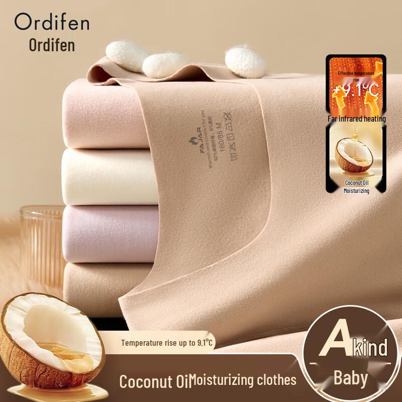 Audifen Women's Seamless Thermal Underwear Set