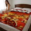 Throw High-Density Short Plush Blanket For Sofa Nap Air-Conditioned Room Soft Skin-Friendly Cool Game D-Doom E-Eternal
