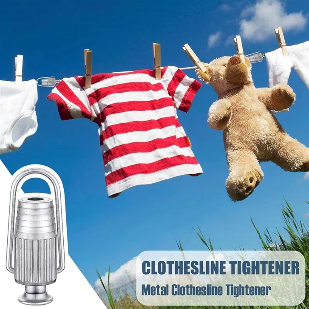 Premium Aluminium Clothesline Rope Tightener Clothes Line Tensioners  Fixed Clothes Lines