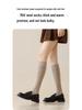 Women's Coffee Wool Compression Socks: Slimming, Non-Slip, Warm JK Long Socks for Spring, Autumn, and Winter