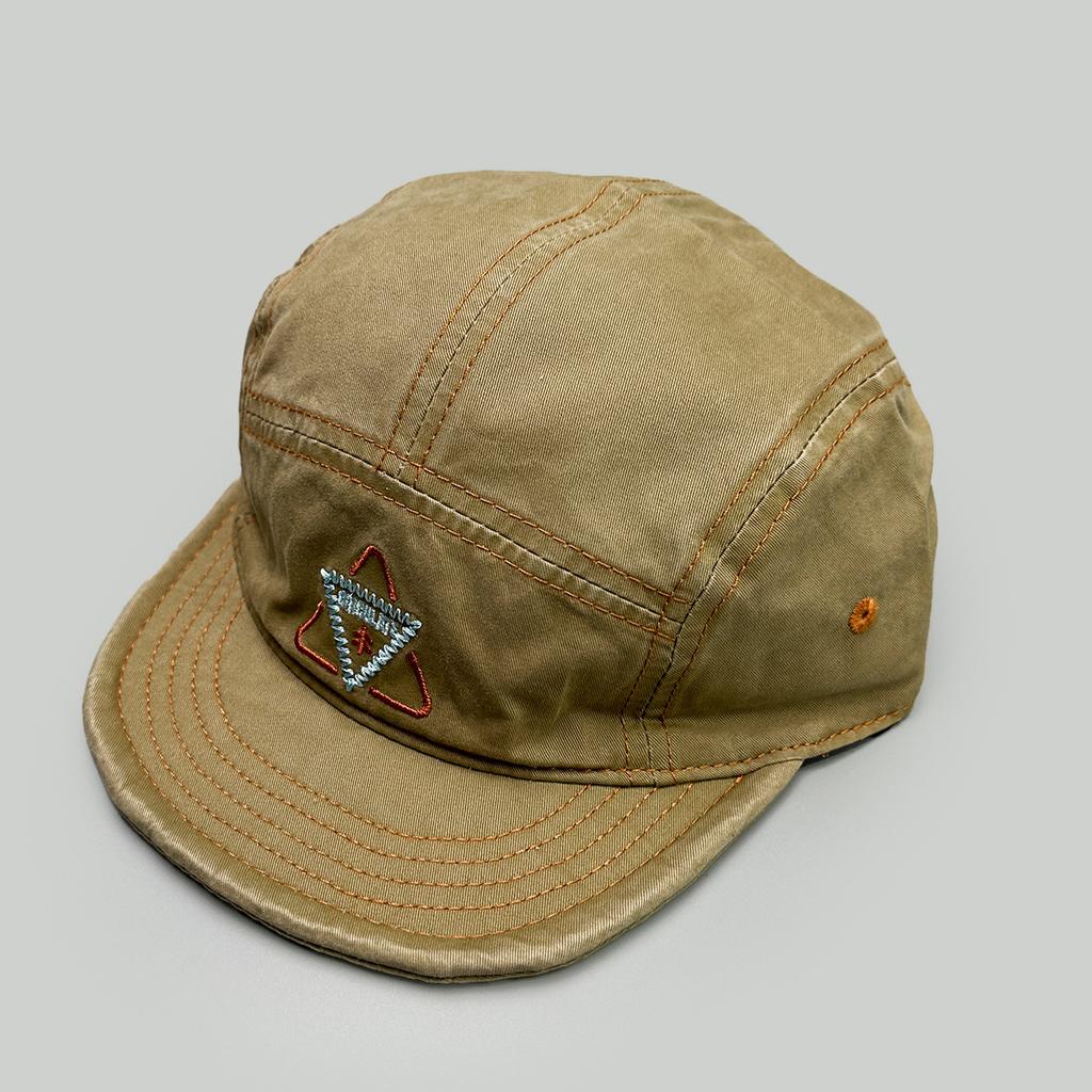 Spring And Summer American Retro Embroidery Triangle Letter Baseball Hat Men'S And Women'S Sunshade Flat Brim Niche Cap