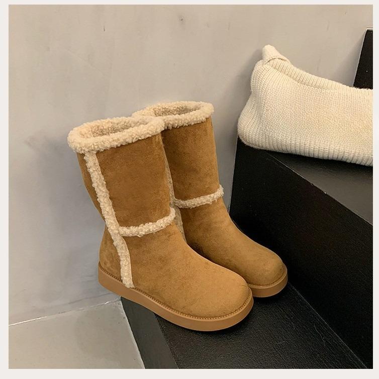 

Женские зимние теплые ботинки большого размера с мягкой подошвой, устойчивые к холоду, меховой подкладкой, нескользящие, спортивные хлопковые ботинки до щиколотки 40 верблюд